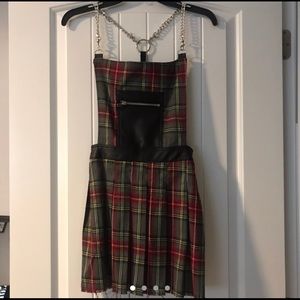 Dolls Kill teen spirit plaid dress